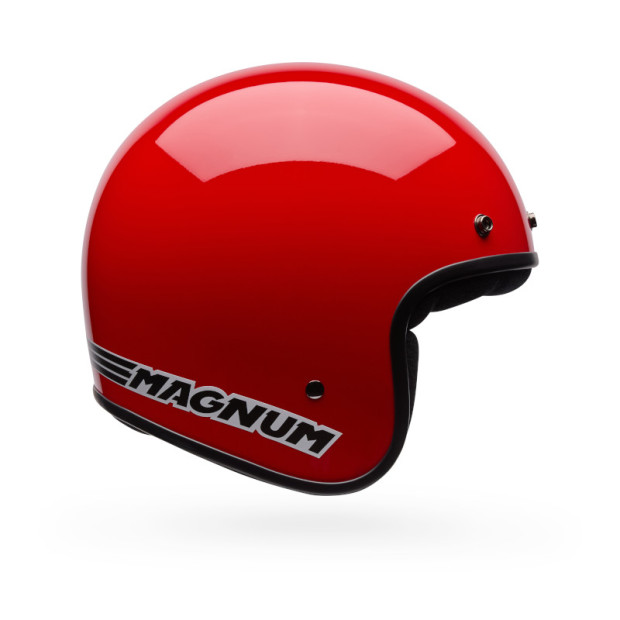 Casque jet Bell Magnum Solid - Rouge