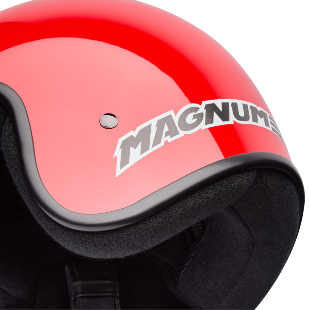 Casque jet Bell Magnum Solid - Rouge