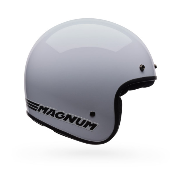 Casque jet Bell Magnum Solid - Blanc