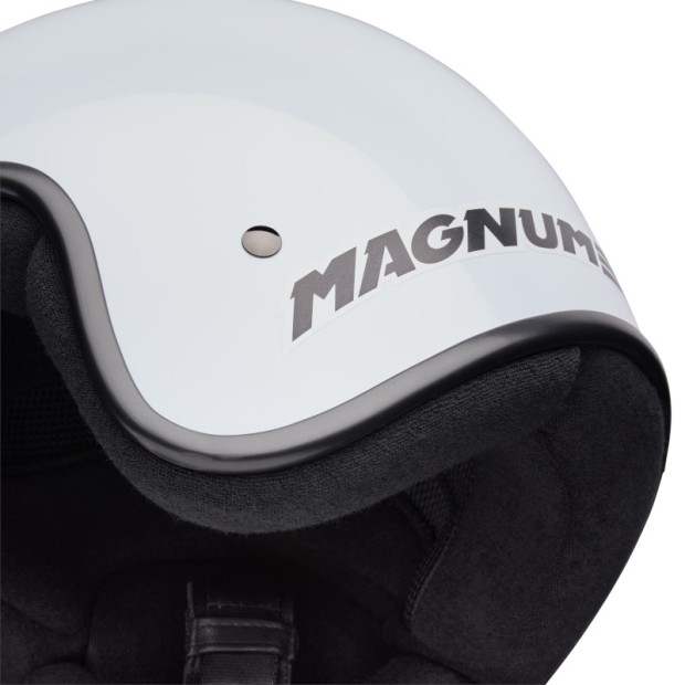 Casque jet Bell Magnum Solid - Blanc