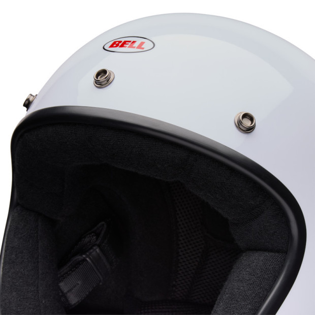 Casque jet Bell Magnum Solid - Blanc