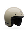 Casque jet Bell Magnum Solid - Vintage Blanc