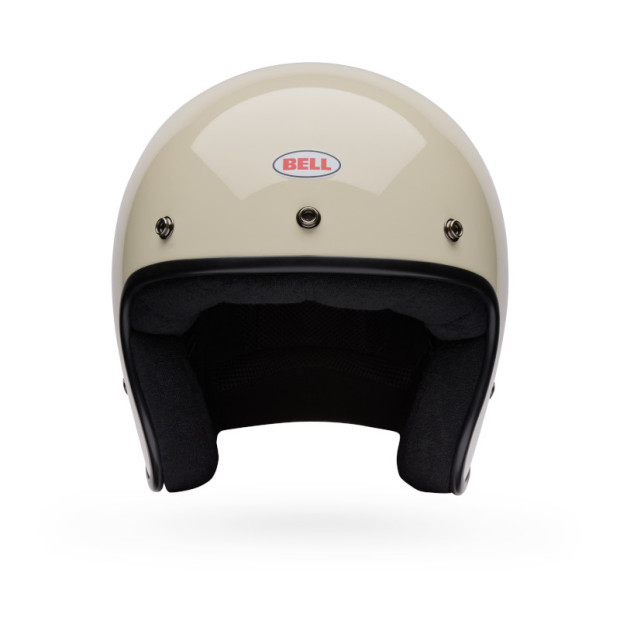 Casque jet Bell Magnum Solid - Vintage Blanc