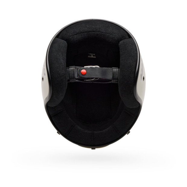Casque jet Bell Magnum Solid - Vintage Blanc