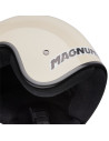 Casque jet Bell Magnum Solid - Vintage Blanc
