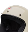 Casque jet Bell Magnum Solid - Vintage Blanc