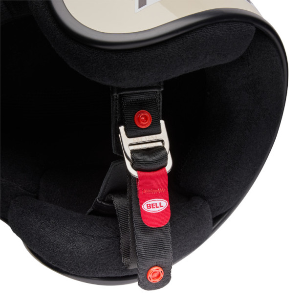 Casque jet Bell Magnum Solid - Vintage Blanc