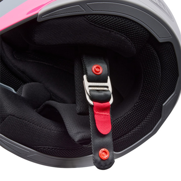Casque cross Bell MX-10 Mips Aviator - Gris Rose