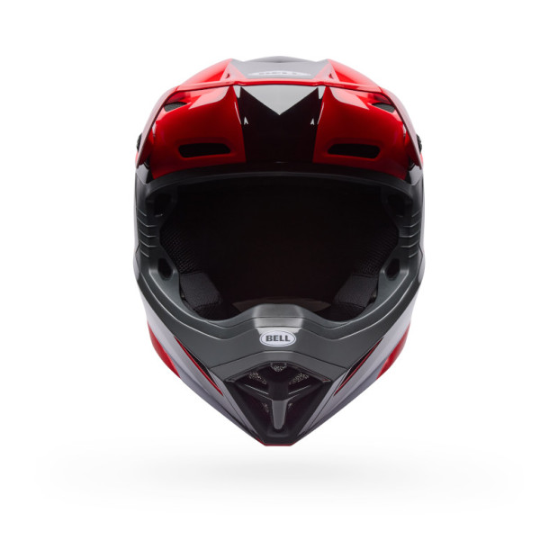 Casque cross Bell MX-10 Mips Aviator - Rouge Noir
