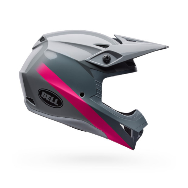 Casque cross Enfant Bell MX-10 Mips Aviator - Gris Rose
