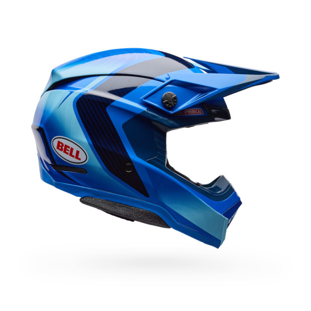Casque cross Bell Moto-10 Spherical ET3 Cortez SE - Bleu