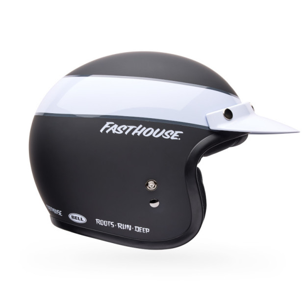 Casque jet Bell Custom 500 Fasthouse LE - Noir