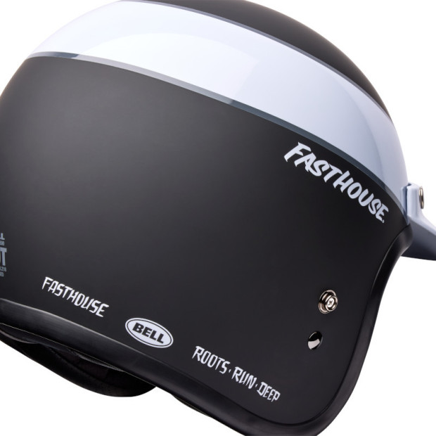 Casque jet Bell Custom 500 Fasthouse LE - Noir
