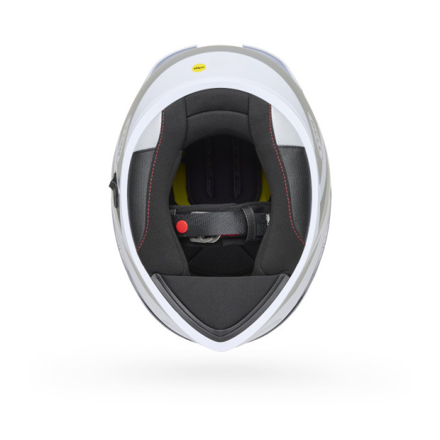 Casque intégral Bell Lithium Mips Tech - Blanc Gris