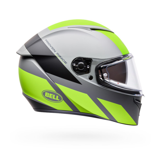 Casque intégral Bell Lithium Mips Tech - Jaune Gris