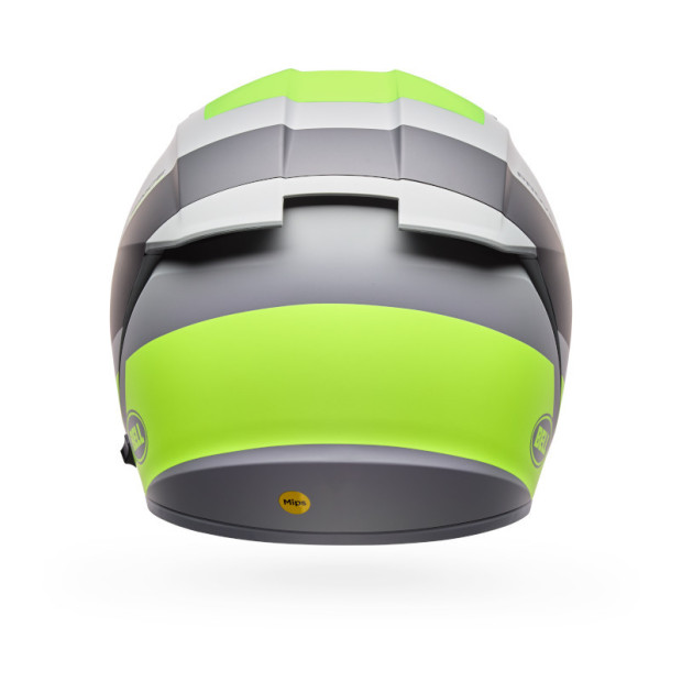 Casque intégral Bell Lithium Mips Tech - Jaune Gris