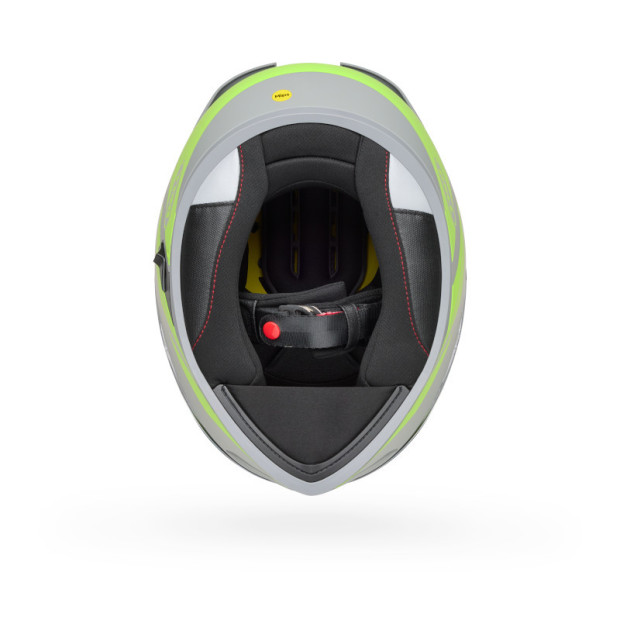 Casque intégral Bell Lithium Mips Tech - Jaune Gris