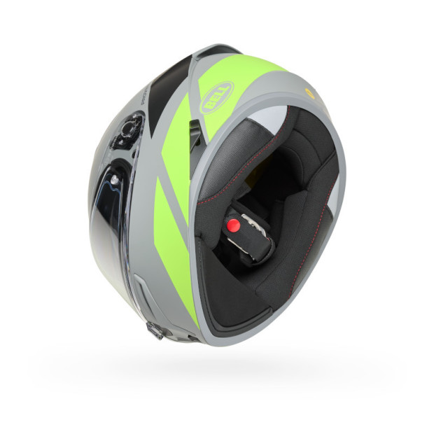 Casque intégral Bell Lithium Mips Tech - Jaune Gris