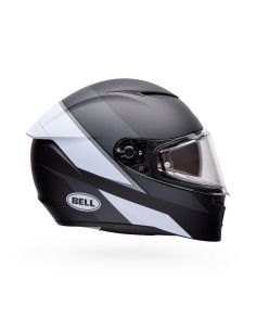 Casque intégral Bell Lithium Flip - Noir Blanc 2