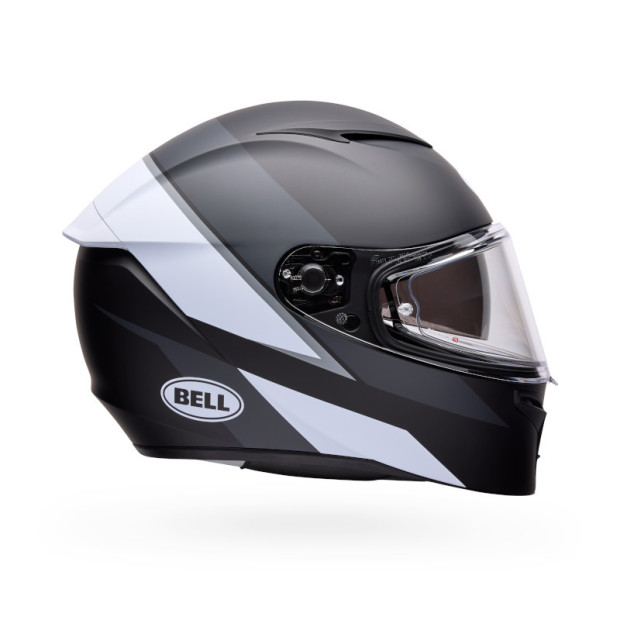 Casque intégral Bell Lithium Flip - Noir Blanc