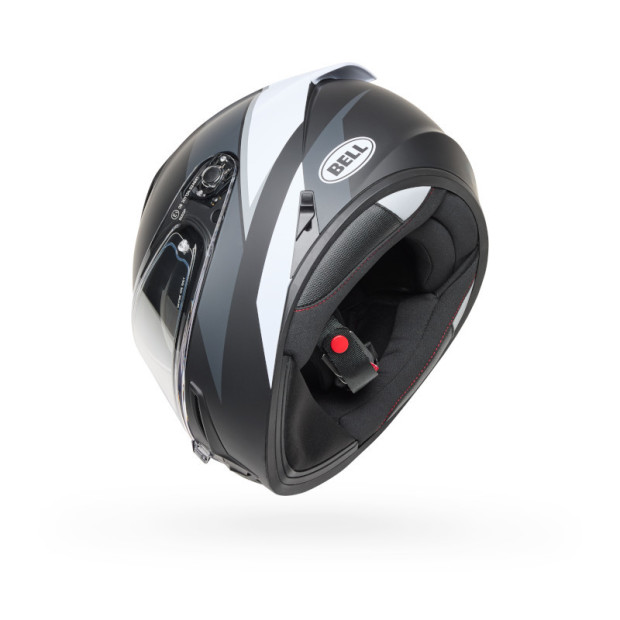 Casque intégral Bell Lithium Flip - Noir Blanc