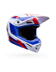 Casque cross Bell MX-10 Mips Dyno - Rouge Blanc