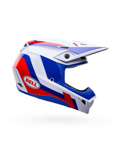Casque cross Bell MX-10 Mips Dyno - Rouge Blanc 2