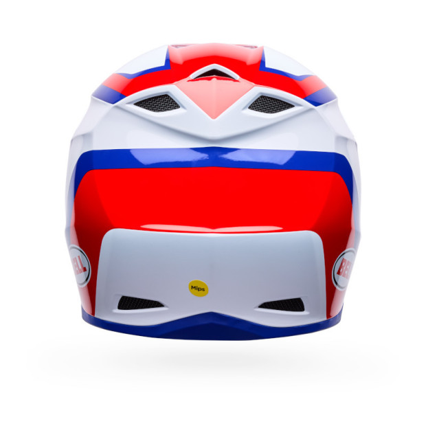 Casque cross Bell MX-10 Mips Dyno - Rouge Blanc