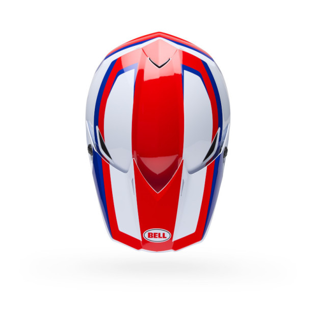 Casque cross Bell MX-10 Mips Dyno - Rouge Blanc