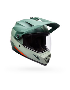 Casque cross Bell MX-9 ADV Mips Trail - Vert Orange