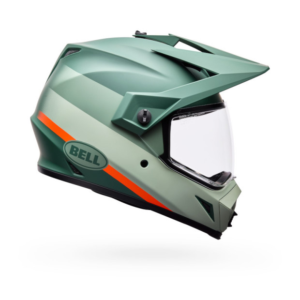 Casque cross Bell MX-9 ADV Mips Trail - Vert Orange