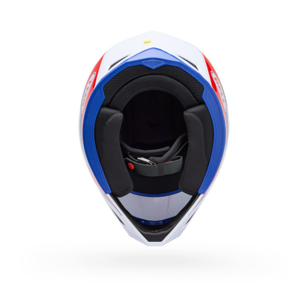 Casque cross Enfant Bell MX-10 Mips Dyno - Rouge Blanc