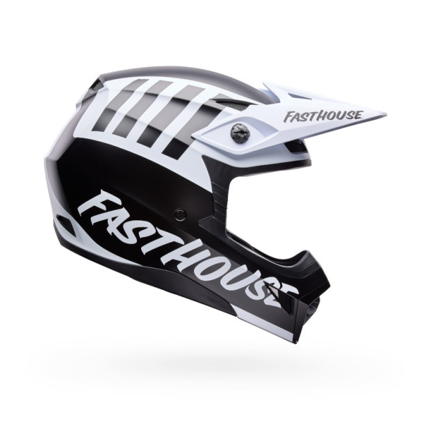 Casque cross Enfant Bell MX-10 Mips Fasthouse - Noir Blanc