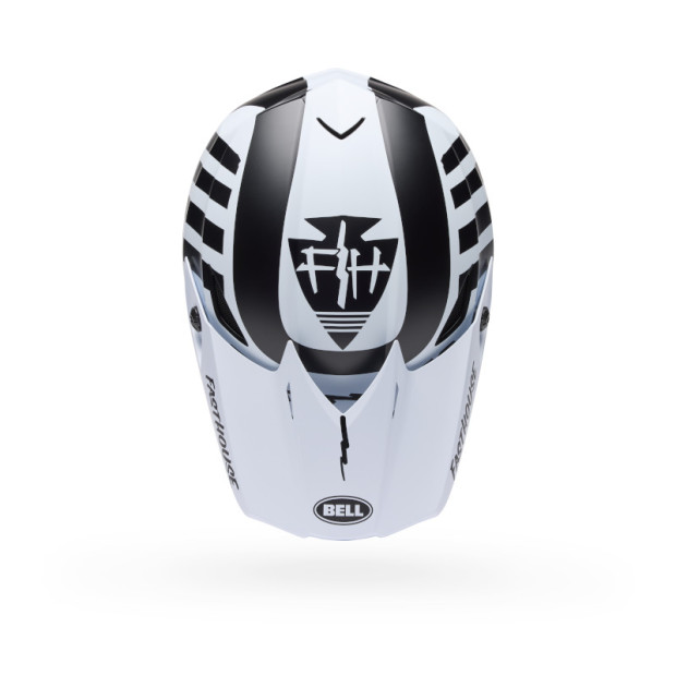 Casque cross Enfant Bell MX-10 Mips Fasthouse - Noir Blanc