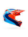 Casque cross Enfant Bell MX-10 Mips Wave - Orange Bleu