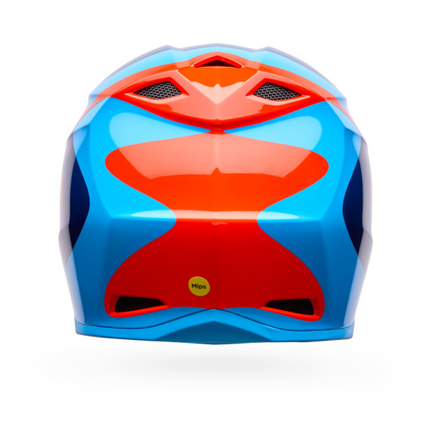 Casque cross Enfant Bell MX-10 Mips Wave - Orange Bleu