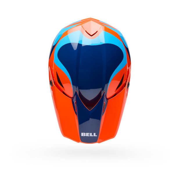 Casque cross Enfant Bell MX-10 Mips Wave - Orange Bleu
