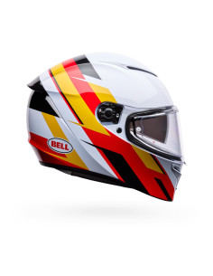 Casque intégral Bell Lithium Nova - Blanc Rouge 2
