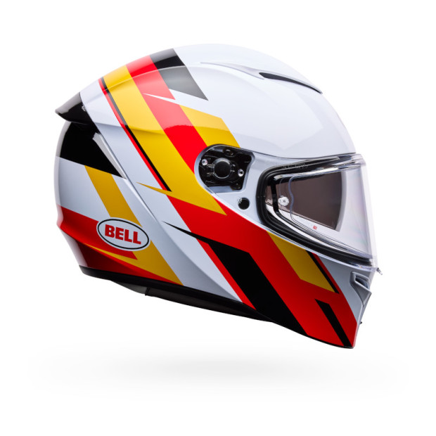 Casque intégral Bell Lithium Nova - Blanc Rouge
