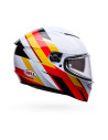 Casque intégral Bell Lithium Nova - Blanc Rouge