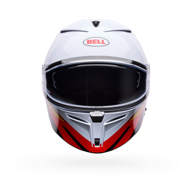 Casque intégral Bell Lithium Nova - Blanc Rouge