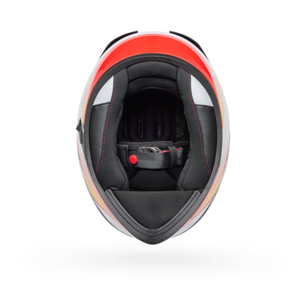 Casque intégral Bell Lithium Nova - Blanc Rouge