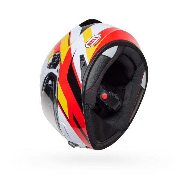 Casque intégral Bell Lithium Nova - Blanc Rouge