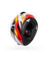 Casque intégral Bell Lithium Nova - Blanc Rouge