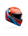 Casque intégral Bell Lithium Nova - Orange Bleu