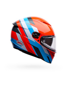 Casque intégral Bell Lithium Nova - Orange Bleu 2
