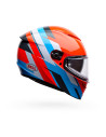Casque intégral Bell Lithium Nova - Orange Bleu