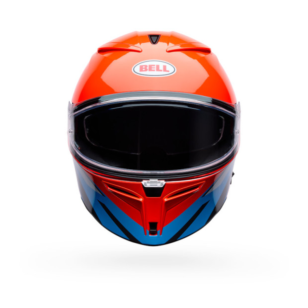 Casque intégral Bell Lithium Nova - Orange Bleu