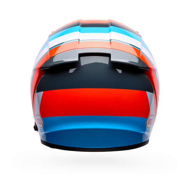 Casque intégral Bell Lithium Nova - Orange Bleu