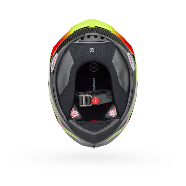 Casque intégral Bell Racestar DLX Flex Grid - Jaune